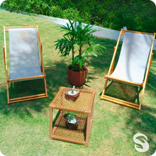 Carregar imagem no visualizador da galeria, Cadeira Preguiçosa Regulável para Jardim