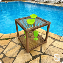 Carregar imagem no visualizador da galeria, Kit 2 Cadeiras Preguiçosas + Puff - Área Externa