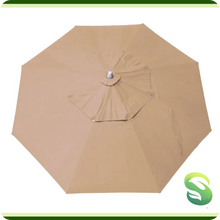 Carregar imagem no visualizador da galeria, Ombrelone 2,4m Madeira em Lona Sombrélis