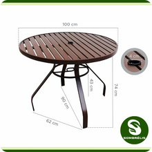 Carregar imagem no visualizador da galeria, Kit De Piscina E Área Externa 4 Cadeiras + Mesa 1m