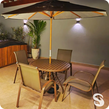 Carregar imagem no visualizador da galeria, Kit De Piscina E Área Externa 4 Cadeiras + Mesa 1m