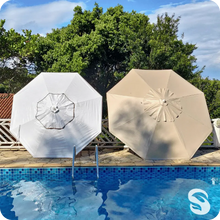 Carregar imagem no visualizador da galeria, Ombrelone 3m Madeira em Lona Sombrélis
