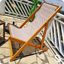 Carregar imagem no visualizador da galeria, Cadeira Preguiçosa Regulável para Jardim
