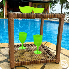 Carregar imagem no visualizador da galeria, Kit 2 Cadeiras Preguiçosas + Puff - Área Externa
