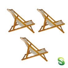 Carregar imagem no visualizador da galeria, Cadeira Preguiçosa Regulável para Jardim
