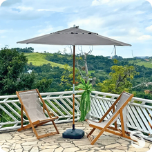 Carregar imagem no visualizador da galeria, Ombrelone 2,4m Madeira em Lona Sombrélis
