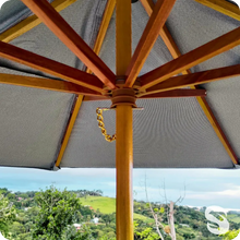 Carregar imagem no visualizador da galeria, Kit 2 Cadeiras Preguiçosas + Ombrelone - Área Externa
